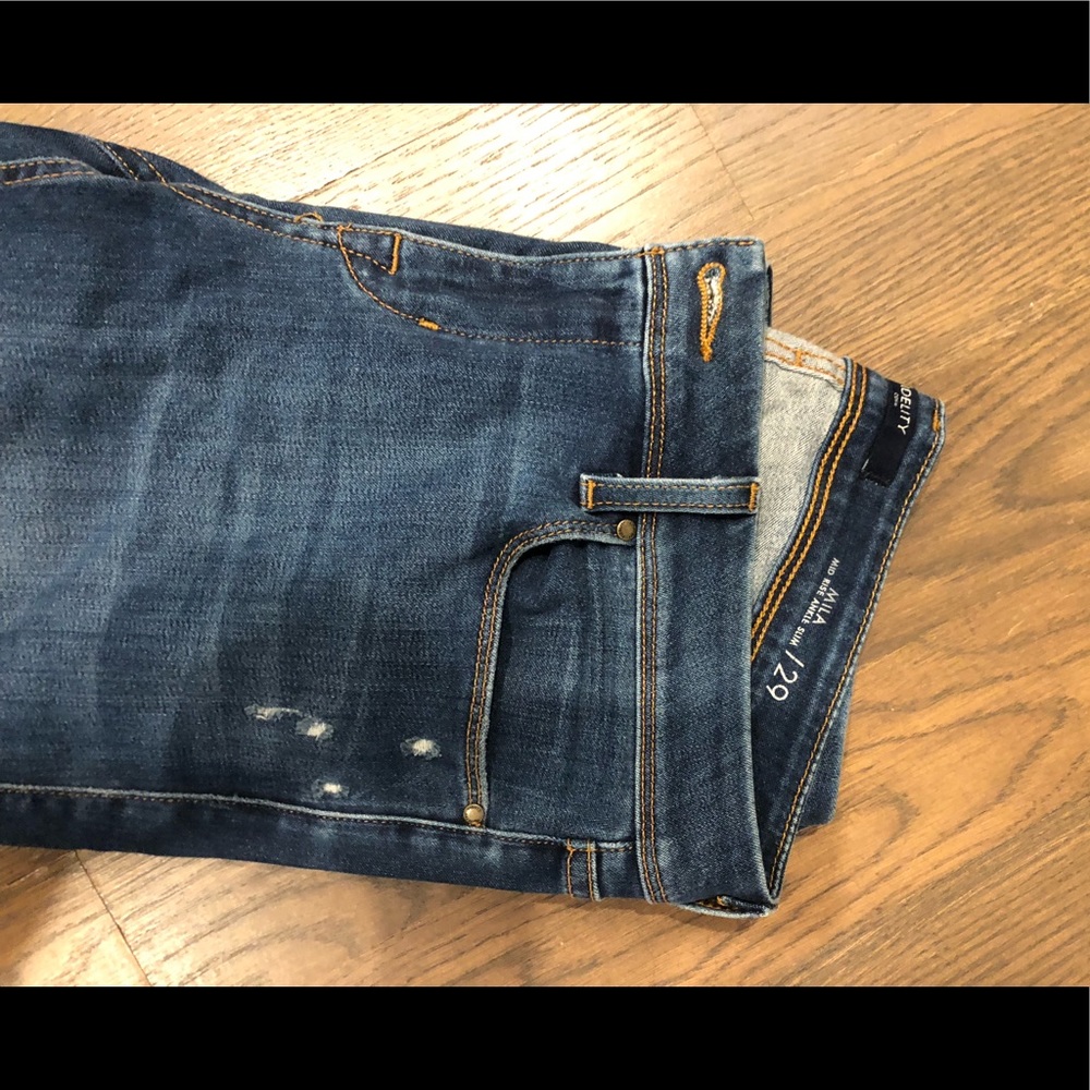 FIDELITY JEANS WORN ONCE